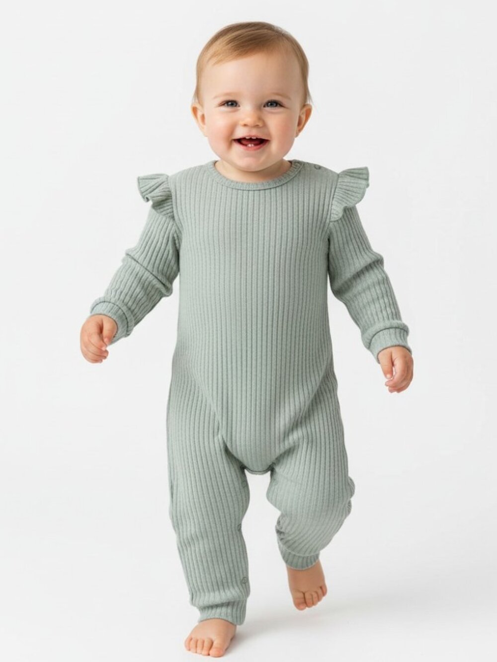 Vignette Long Sleeve Romper size 12-18M